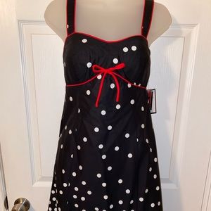 Polka dot dress size 6p